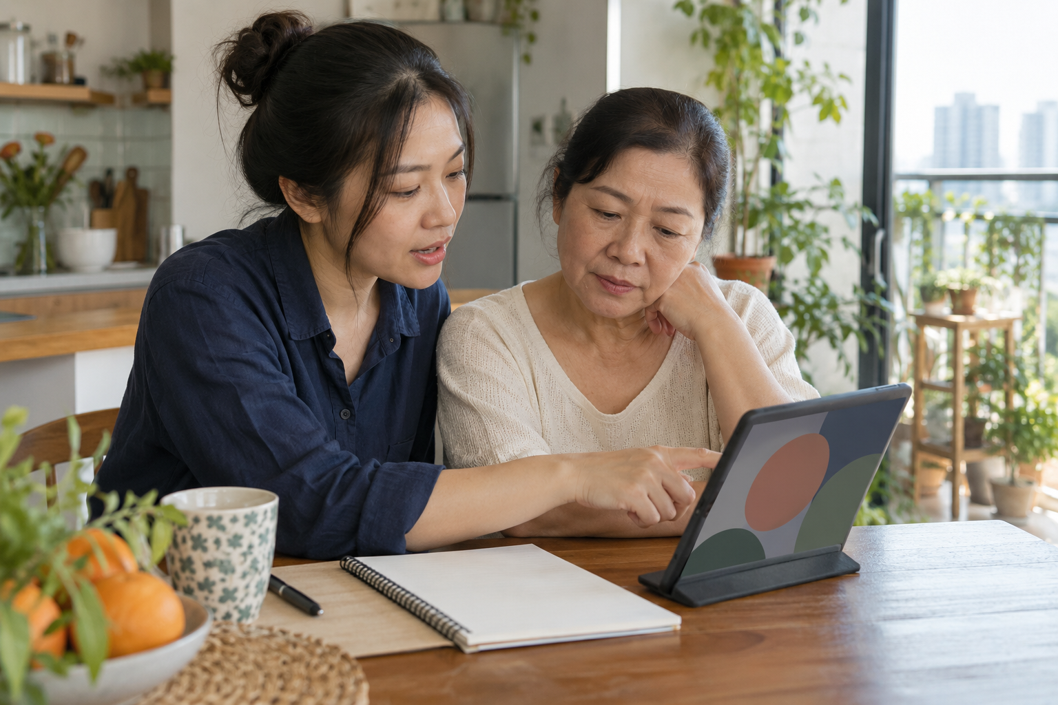 Người hướng dẫn Việt Nam trình bày trước lớp học nhỏ